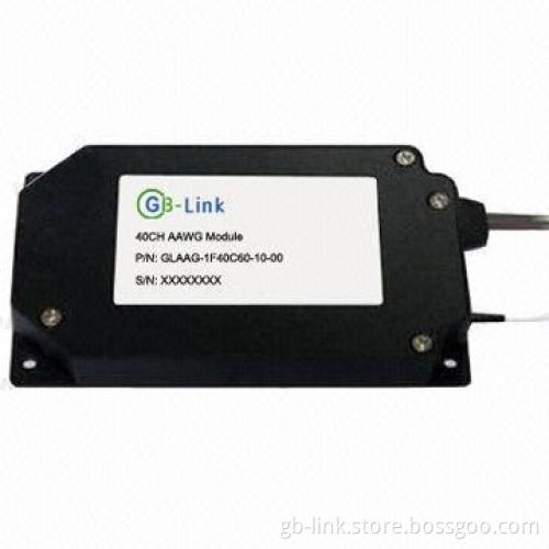 Athermal AWG module (AAWG), ITU DWDM 100G, Up to 40 Channels
